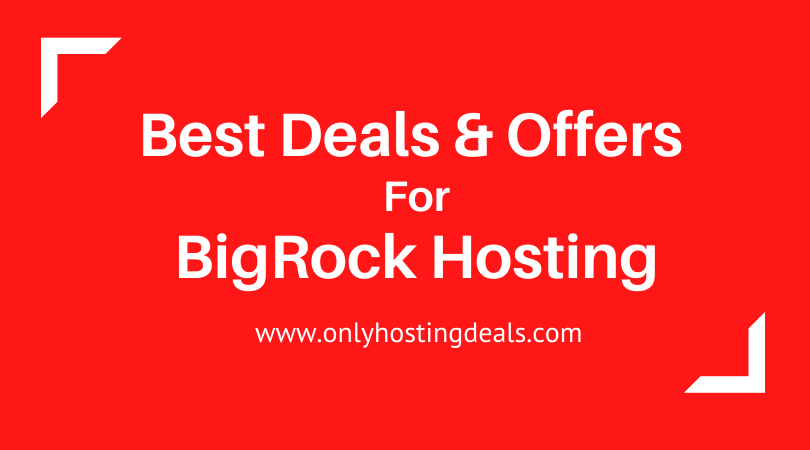 Best deals and offers for Bigrock hosting with Pros & cons